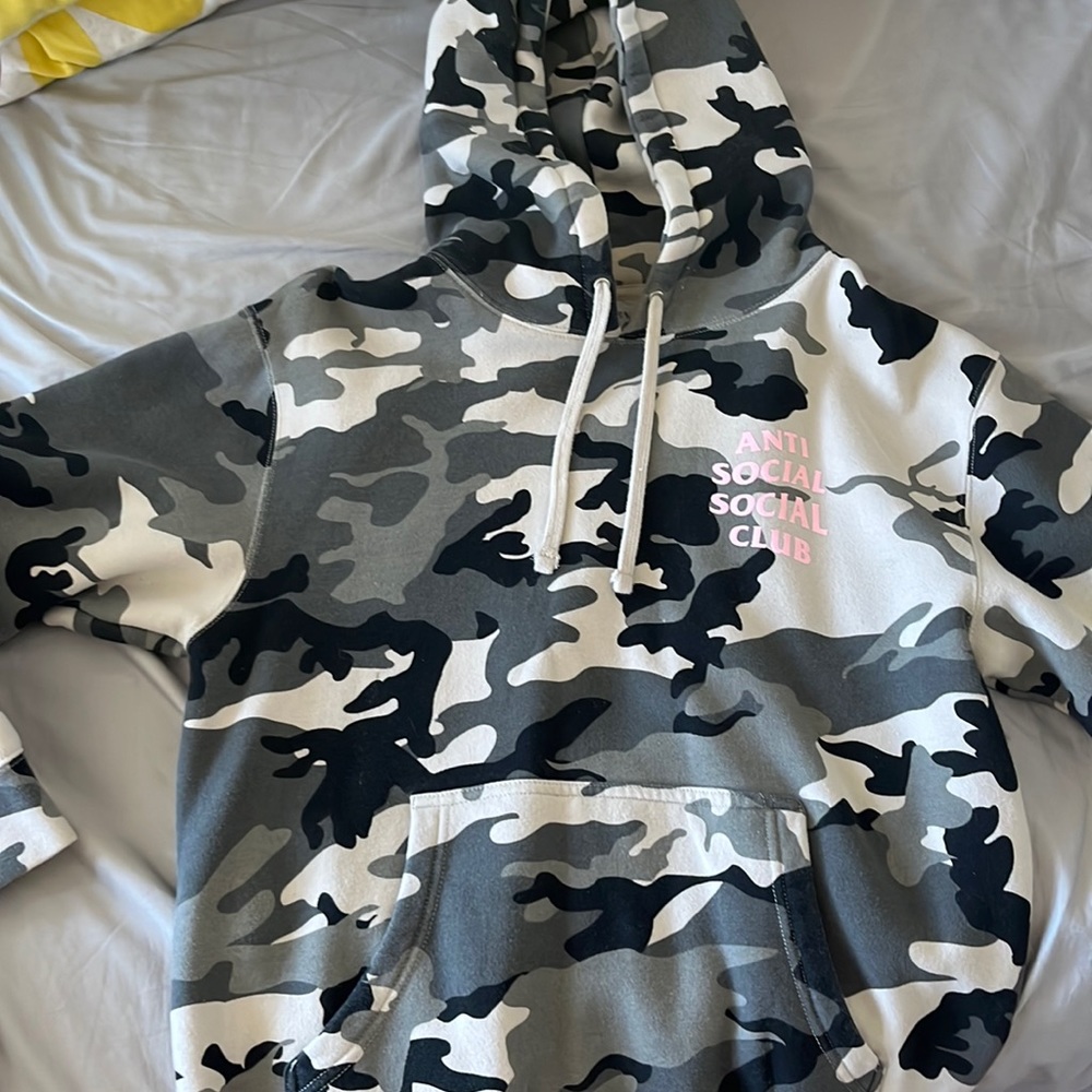 Anti-Social Social Club camouflage hoodie